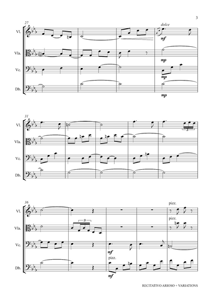 Lydia Kakabadse: Recitativo Arioso + Variations – for string quartet