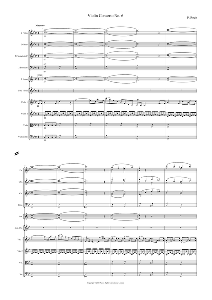 Pierre, Rode: Violin Concerto No. 6 in B-flat Major, Op. 8 (Rode006)