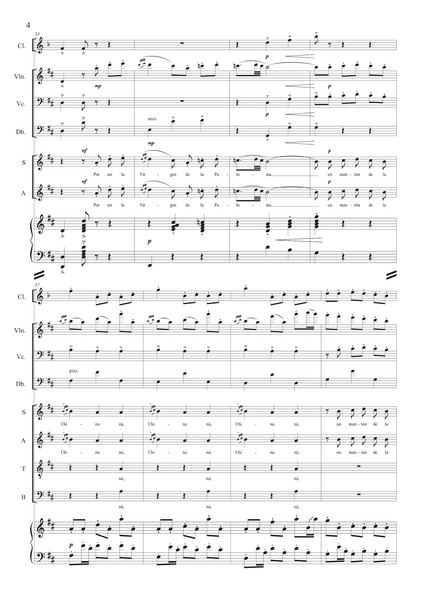 Tomás Bretón: Seguidillas (La Verbena de la Paloma) – arranged for voices and ensemble by Santi Escura (NXP123)