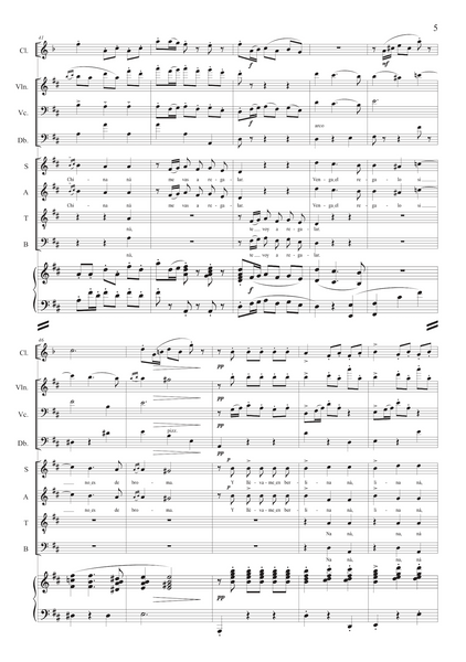 Tomás Bretón: Seguidillas (La Verbena de la Paloma) – arranged for voices and ensemble by Santi Escura (NXP123)