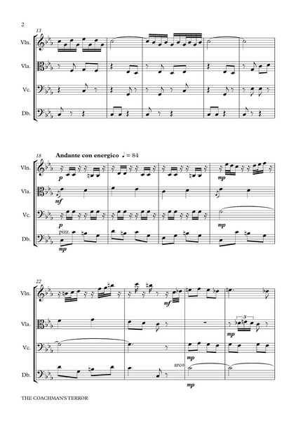 Lydia Kakabadse: The Coachman's Terror – for string quartet