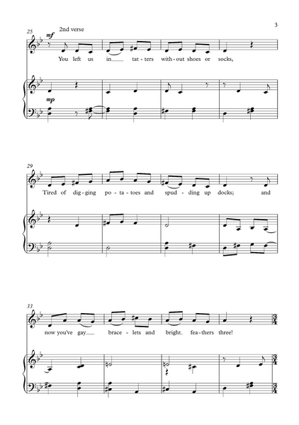 Lydia Kakabadse: The Ruined Maid - for mezzo soprano or alto and piano