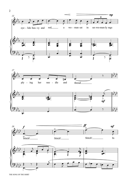 Lydia Kakabadse: The Song of the Shirt