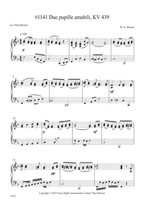 Wolfgang Amadeus Mozart: Due pupille KV 439 (arranged for piano by Peter Breiner) (PB219)