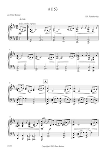 Pyotr Ilyich Tchaikovsky: Excerpt from the 2nd movt. of Symphony No 5 (arranged for piano by Peter Breiner) (PB213)
