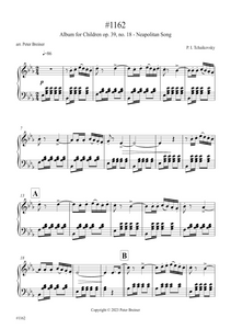 Pyotr Ilyich Tchaikovsky: Neapolitan Song, from Children's Album Op. 39, No. 18 (arranged for piano by Peter Breiner) (PB204)