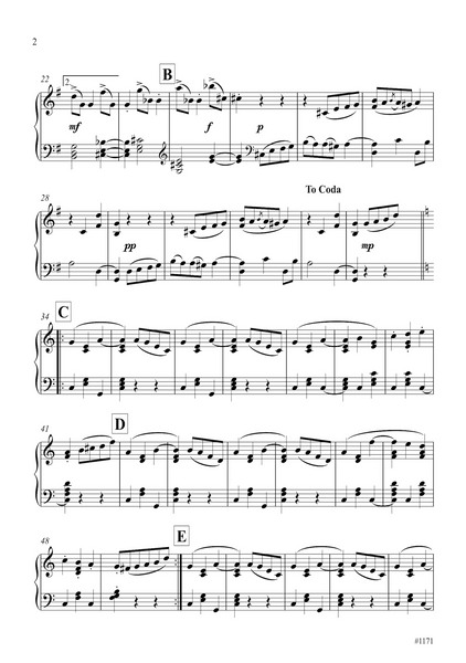 Pyotr Ilyich Tchaikovsky: Valse, from 12 Pieces Op. 40 No. 8 (arranged for piano by Peter Breiner) (PB195)
