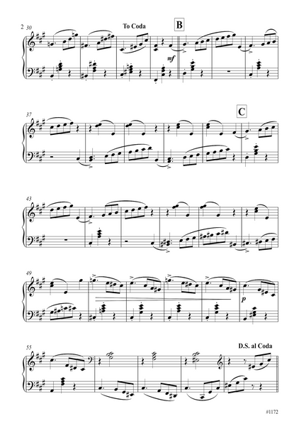 Pyotr Ilyich Tchaikovsky: Valse, from 12 Pieces Op. 40 No. 9 (arranged for piano by Peter Breiner) (PB194)