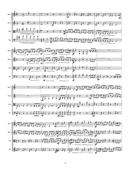John Ramsay: String Quartets 1-4 - score