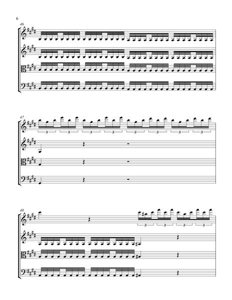 Antonio Vivaldi: Spring from The Four Seasons – Arrangement for String Quartet by Peter Breiner (PB107)