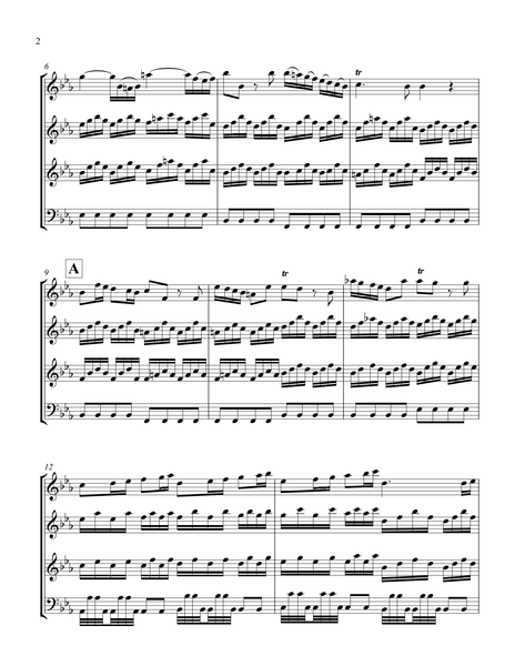 Antonio Vivaldi: Winter from The Four Seasons – Arrangement for String Quartet by Peter Breiner (PB108)