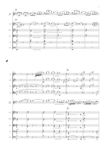 Prokofiev, Sergei: Violin Concerto No. 1 in D major, Op. 19 (arr. for String Quintet & Wind Quintet) (AEGC16)