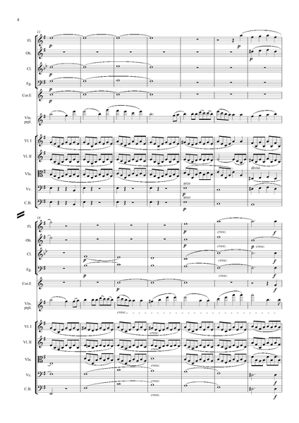 Mendelssohn, Felix: Violin Concerto in E minor, Op. 64 (arr. for String Quintet & Wind Quintet) (AEGC7)