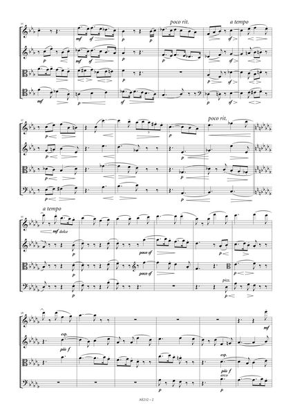 George Butterworth: Suite for String Quartet (AE212)