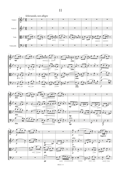 George Butterworth: Suite for String Quartet (AE212)