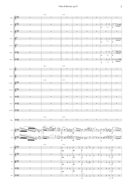 Franz Doppler: Valse di Bravura, op. 33 – arranged for two flutes and orchestra by Santi Escura (NXP)