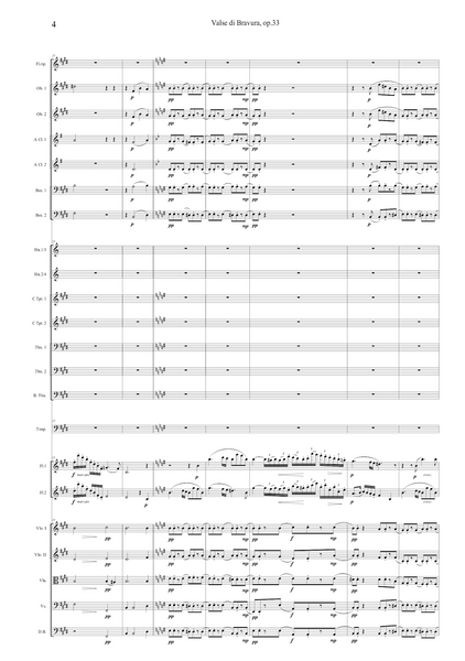 Franz Doppler: Valse di Bravura, op. 33 – arranged for two flutes and orchestra by Santi Escura (NXP)