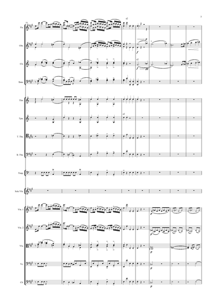 Charles Auguste de Bériot: Violin Concerto No. 6 in A Major, Op. 70 – full score (NXP002)