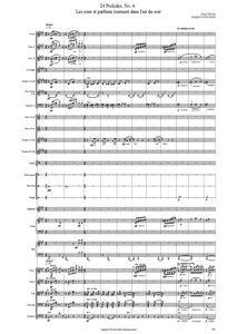 Claude Debussy: 24 Préludes, No. 4: Les sons et parfums tournent dans l’air du soir – arranged by Peter Breiner (PB021)